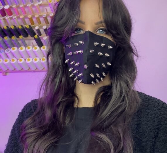 DIY: How to Sew a Spiked Face Mask KN95 Cover